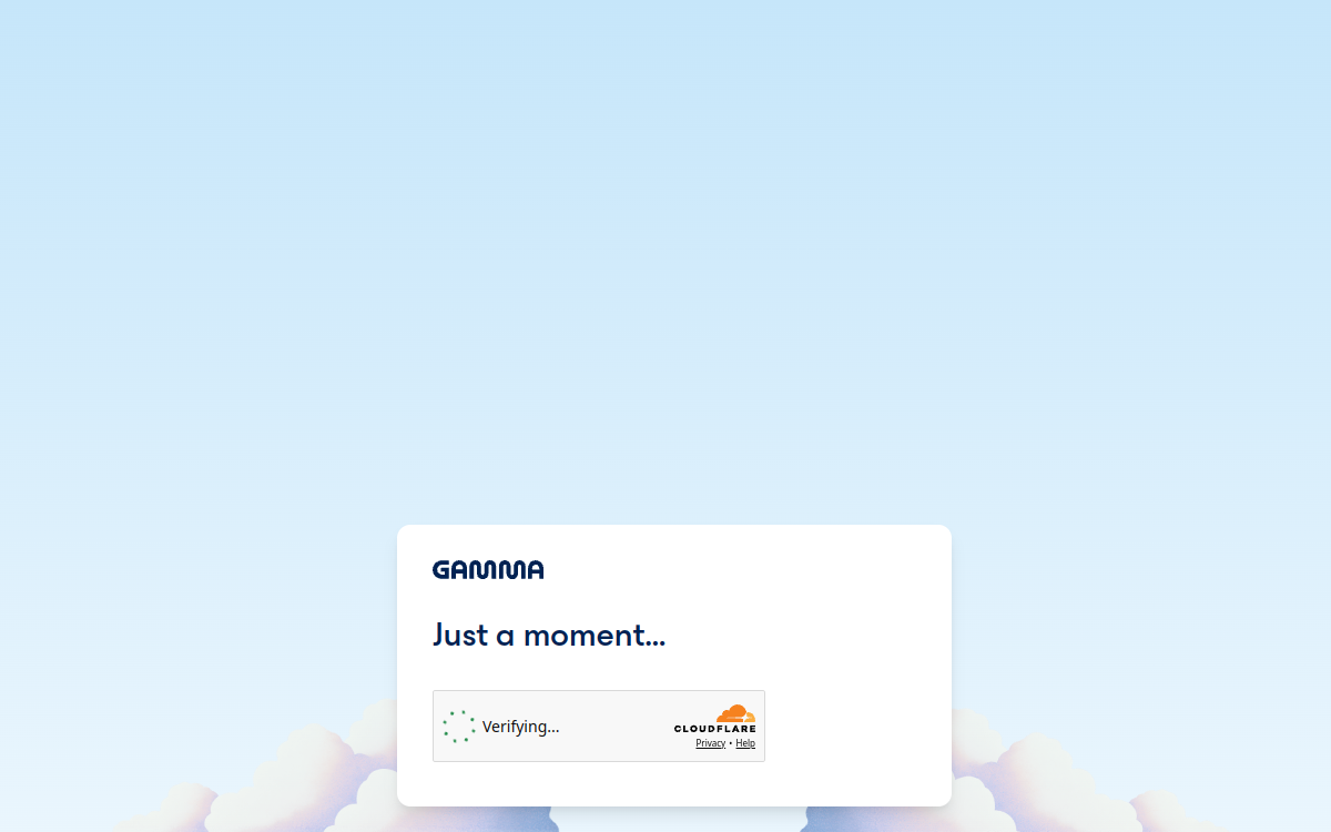 Screenshot of Gamma