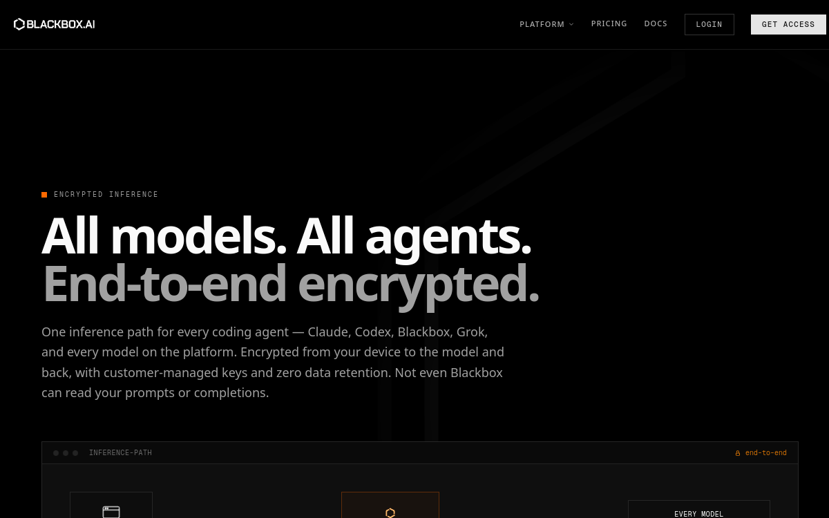 Screenshot of BlackBox AI