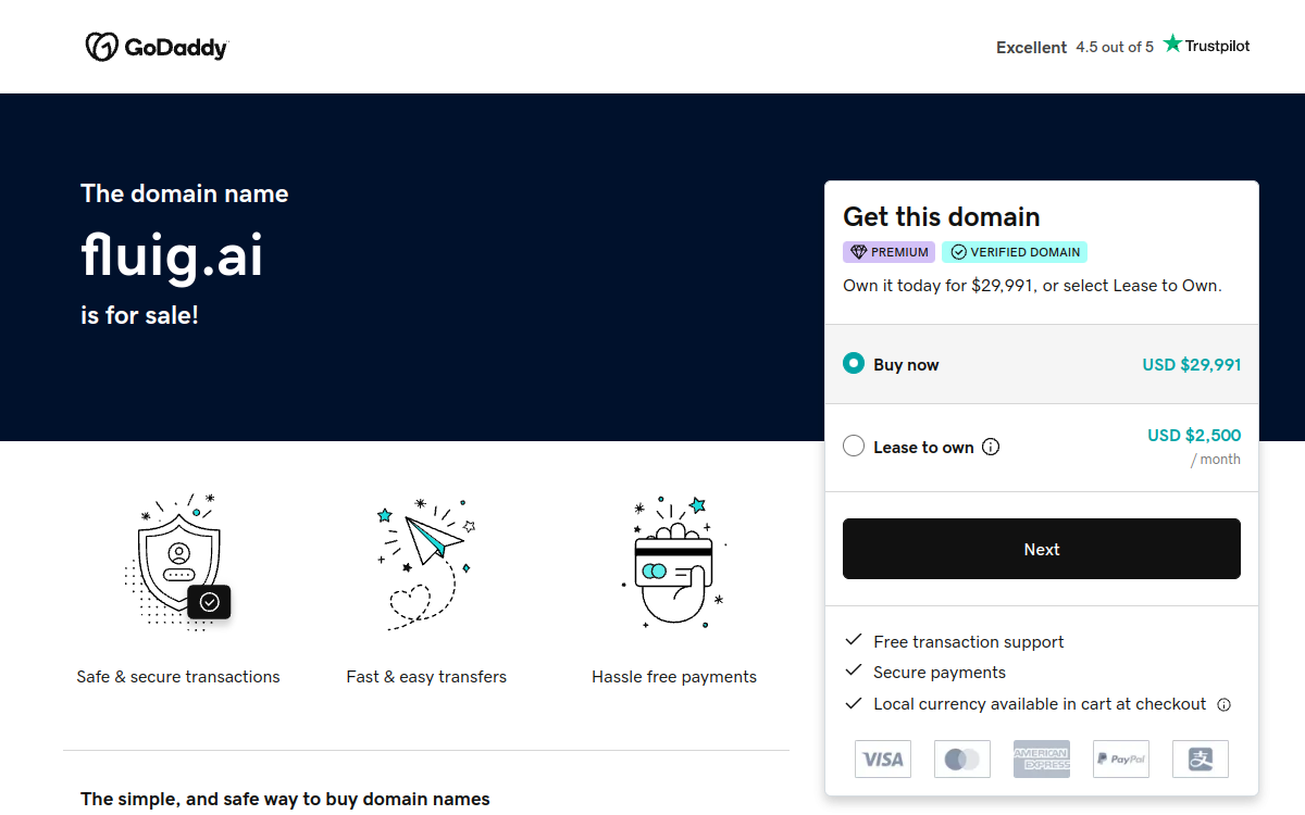Screenshot of Fluig AI