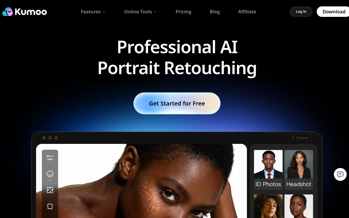 Screenshot of Kumoo AI