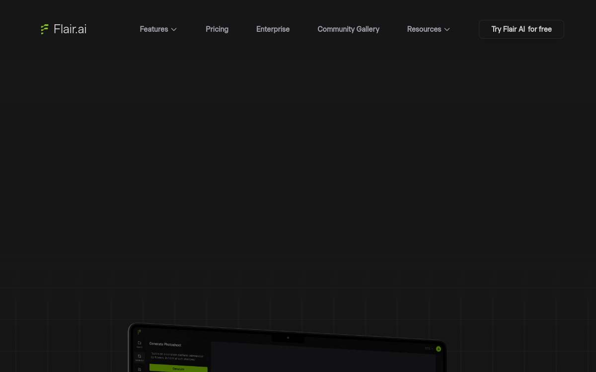 Screenshot of Flair AI