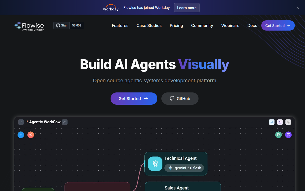 Screenshot of Flowise