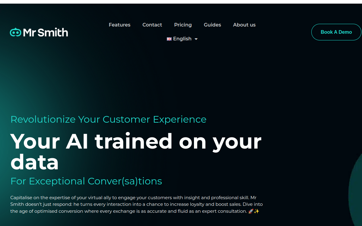Screenshot of Mr-Smith.AI
