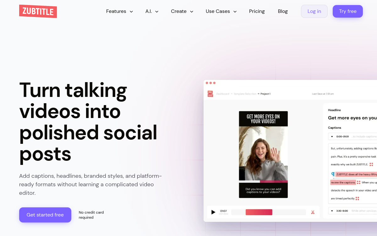 Screenshot of Zubtitle