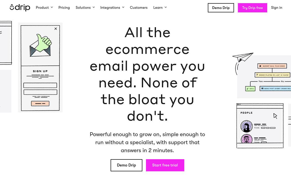Screenshot of Drip AI