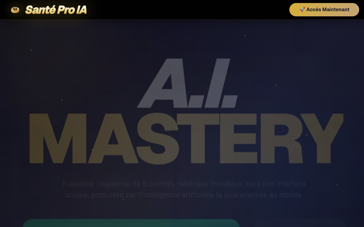 Screenshot of Santé Pro IA