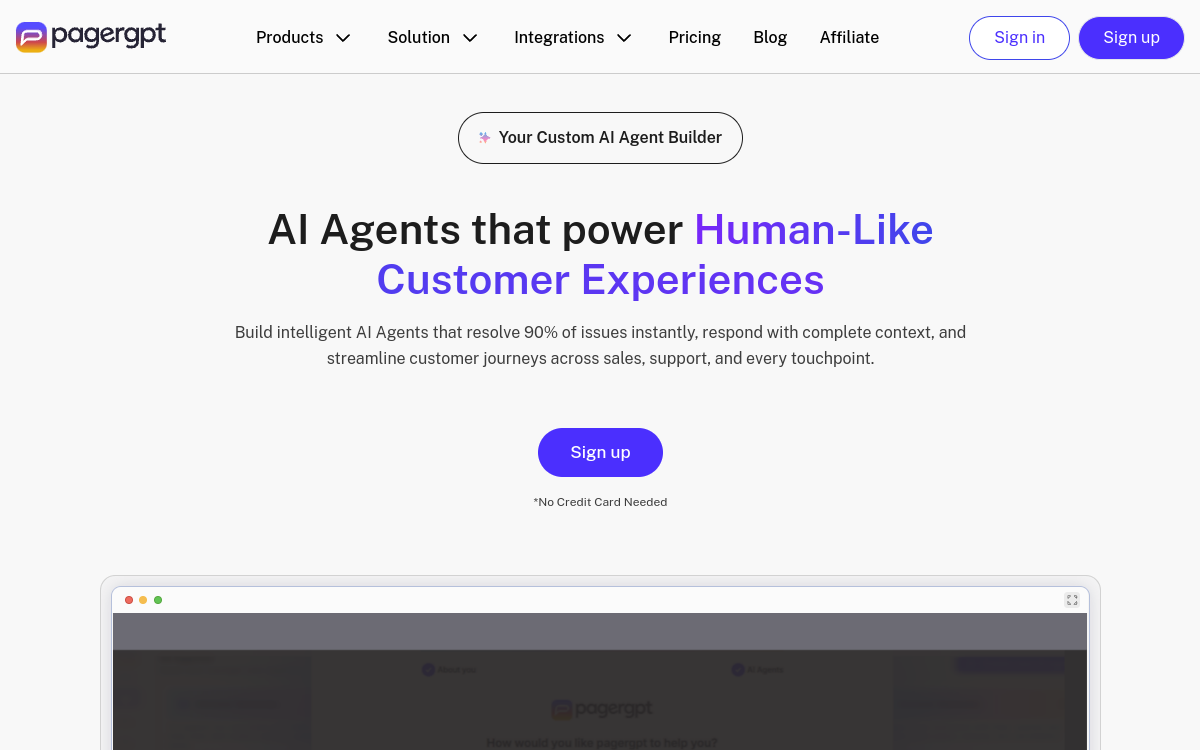 Screenshot of PagerGPT