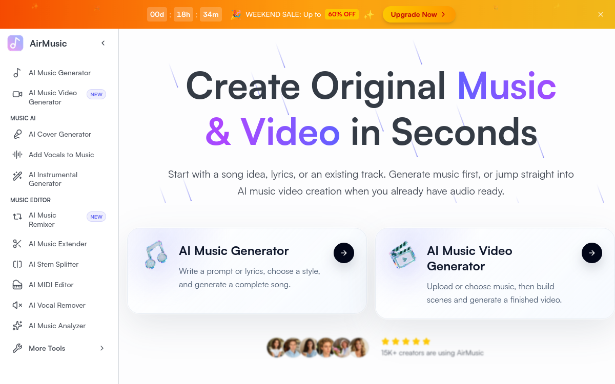 Screenshot of AirMusic