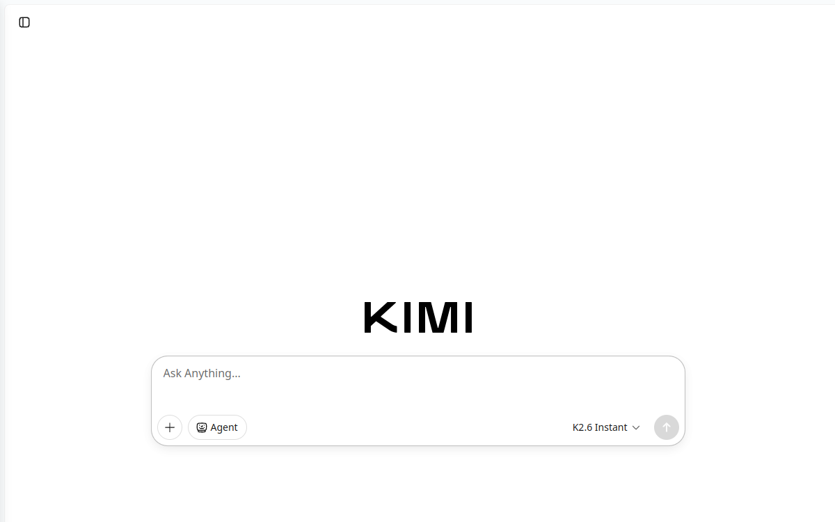 Screenshot of Kimi
