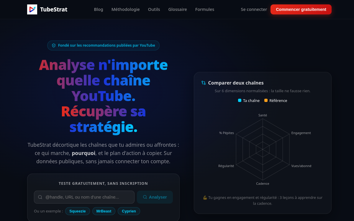 Screenshot of TubeStrat
