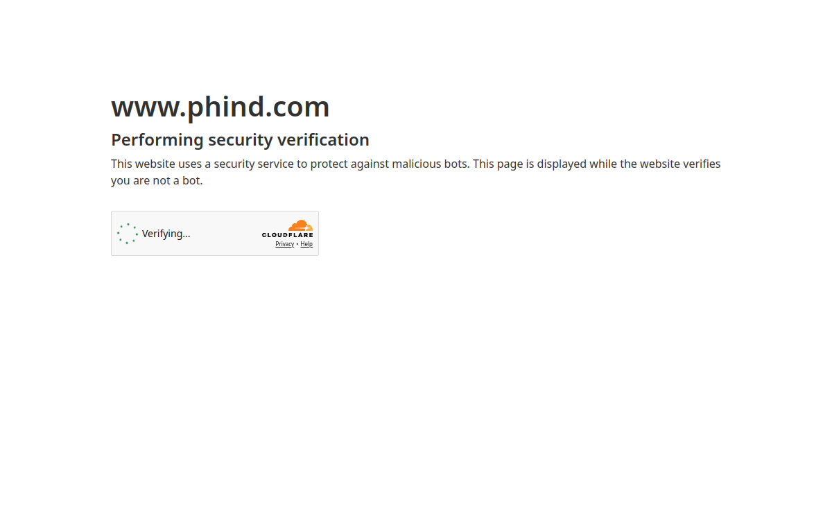 Screenshot of Phind