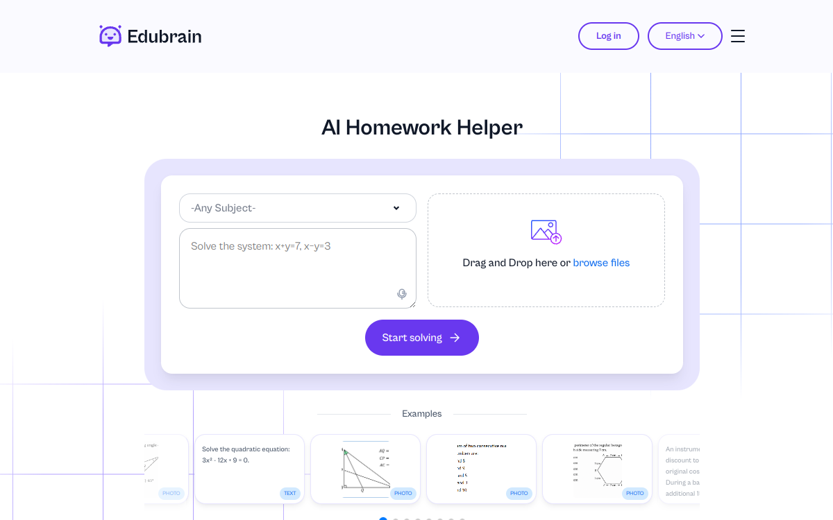 Screenshot of EduBrain AI