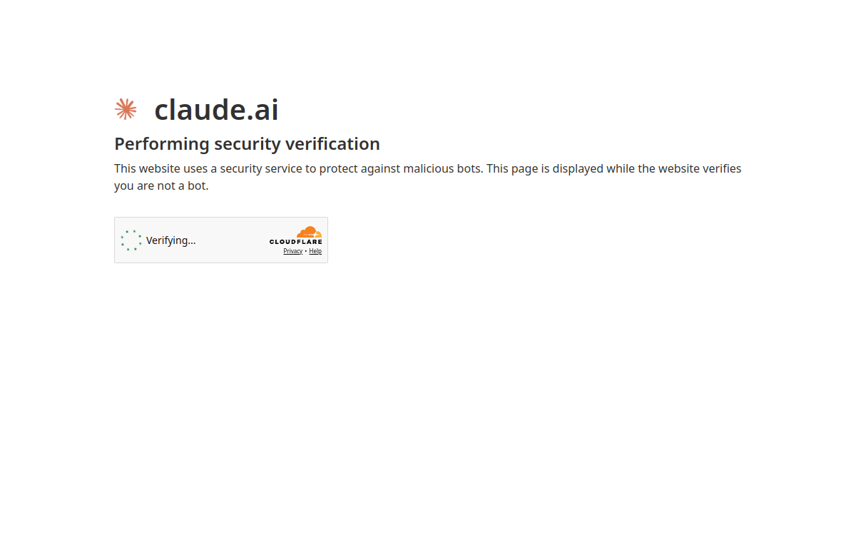 Screenshot of Claude Code
