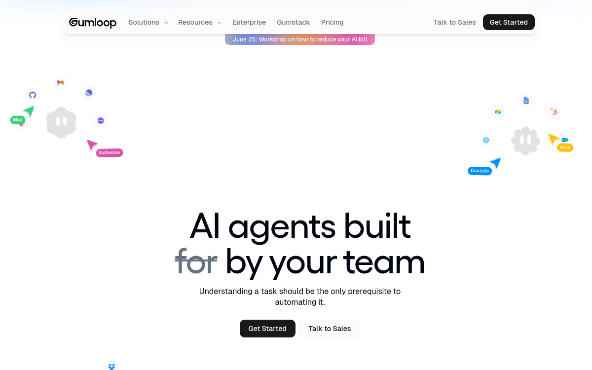 Screenshot of Gumloop