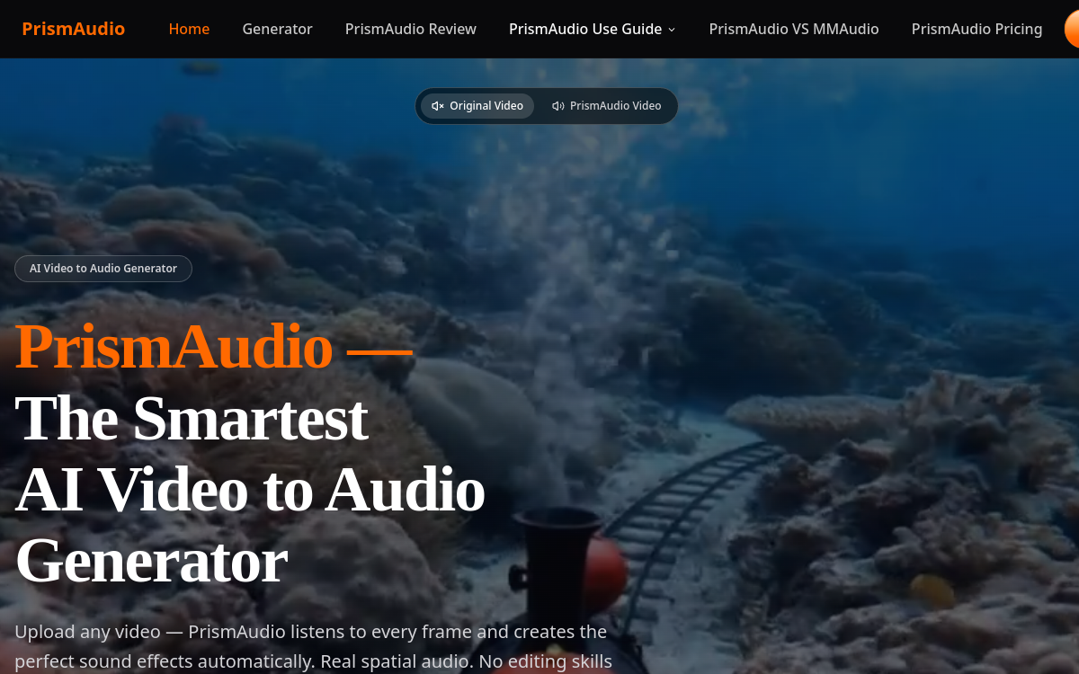 Screenshot of PrismAudio