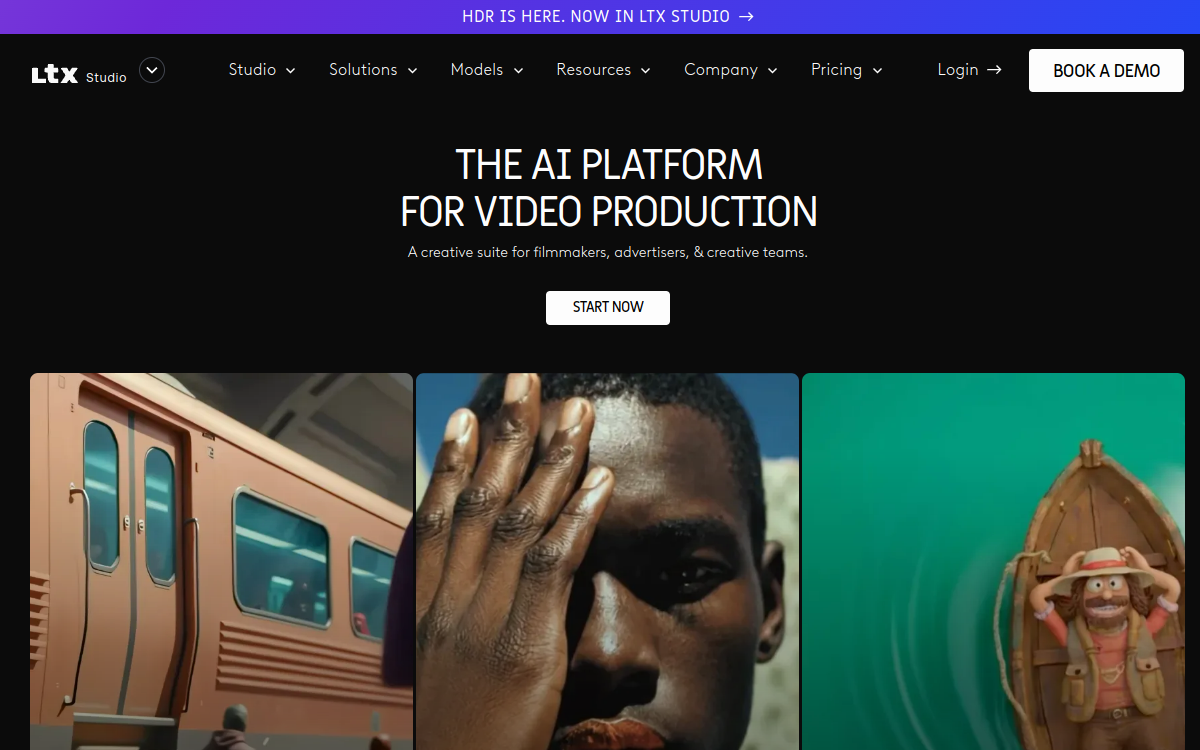 Screenshot of LTX Studio