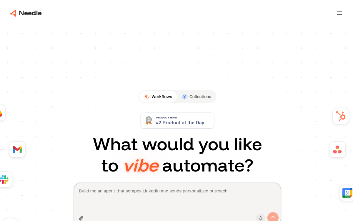 Screenshot of Needle