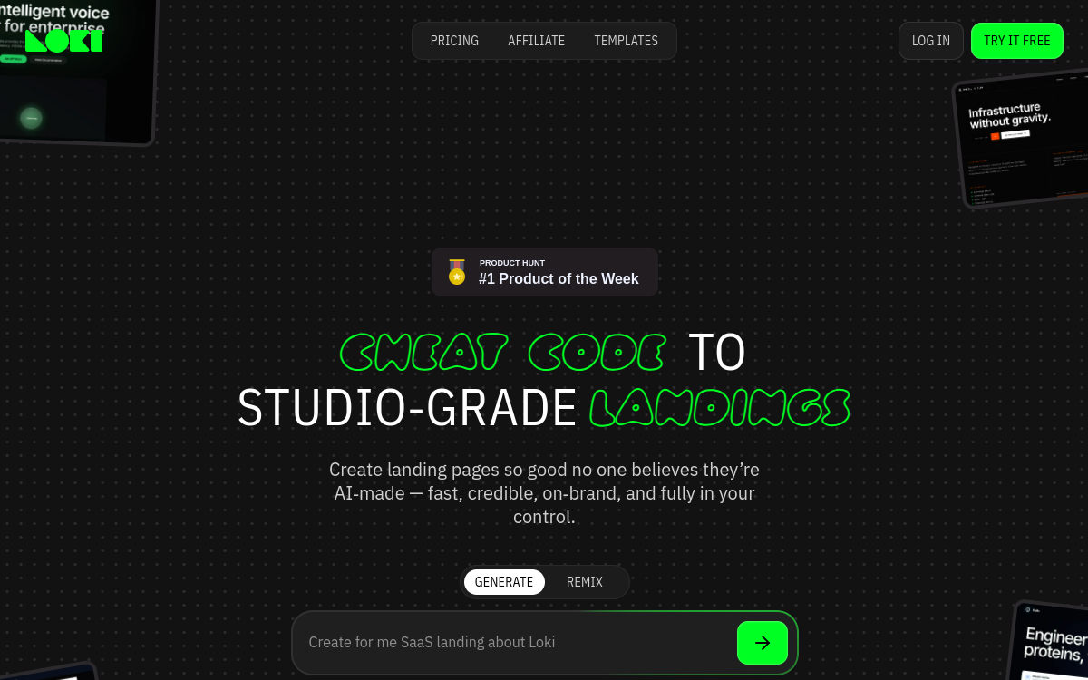 Screenshot of Loki.Build