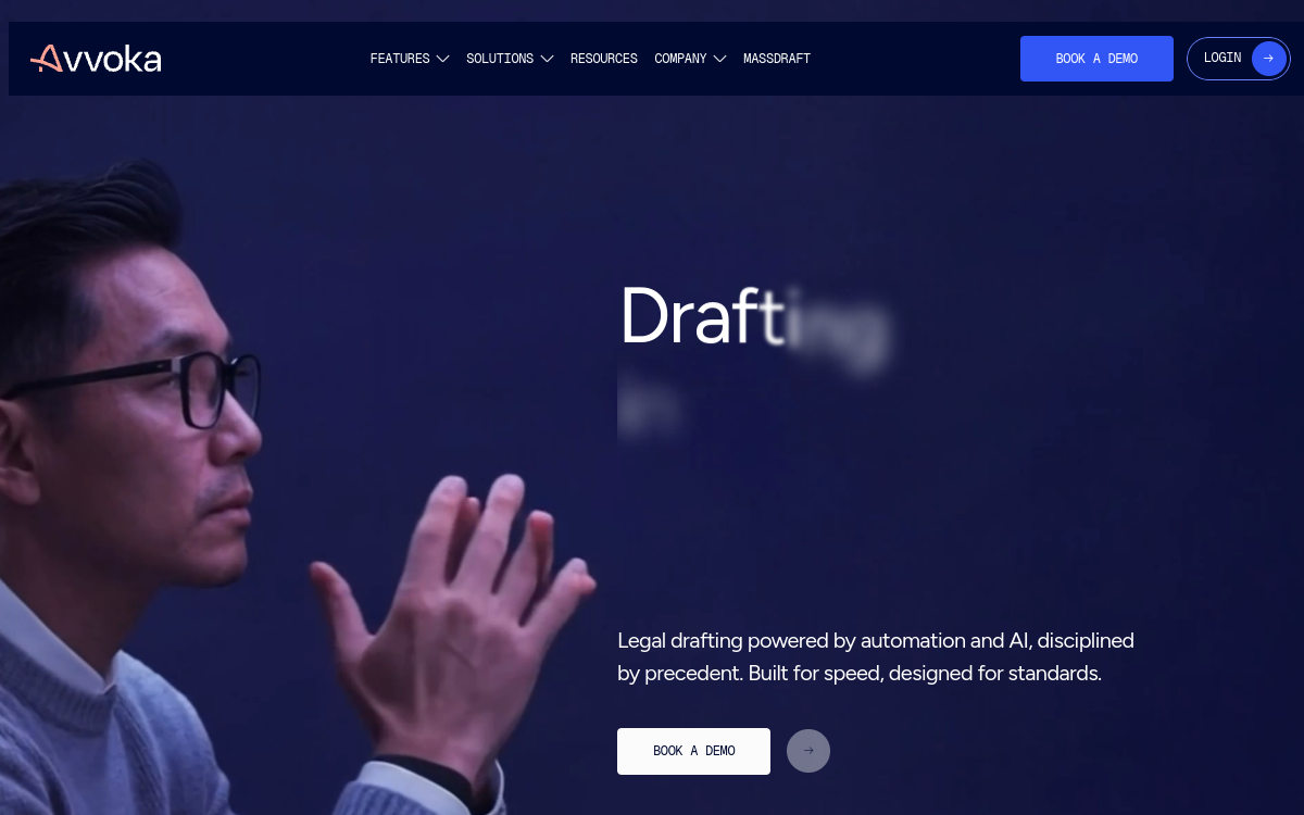 Screenshot of Avvoka