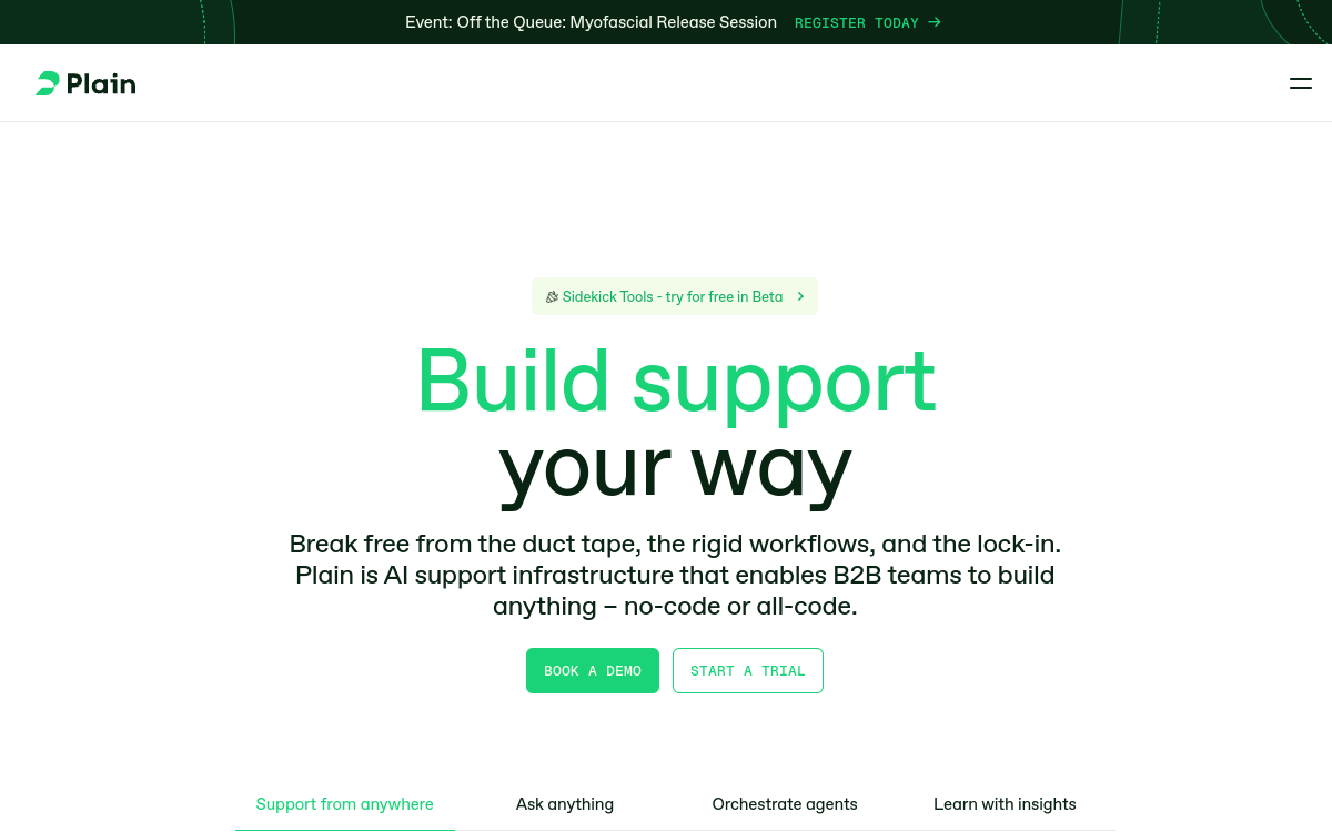 Screenshot of Plain