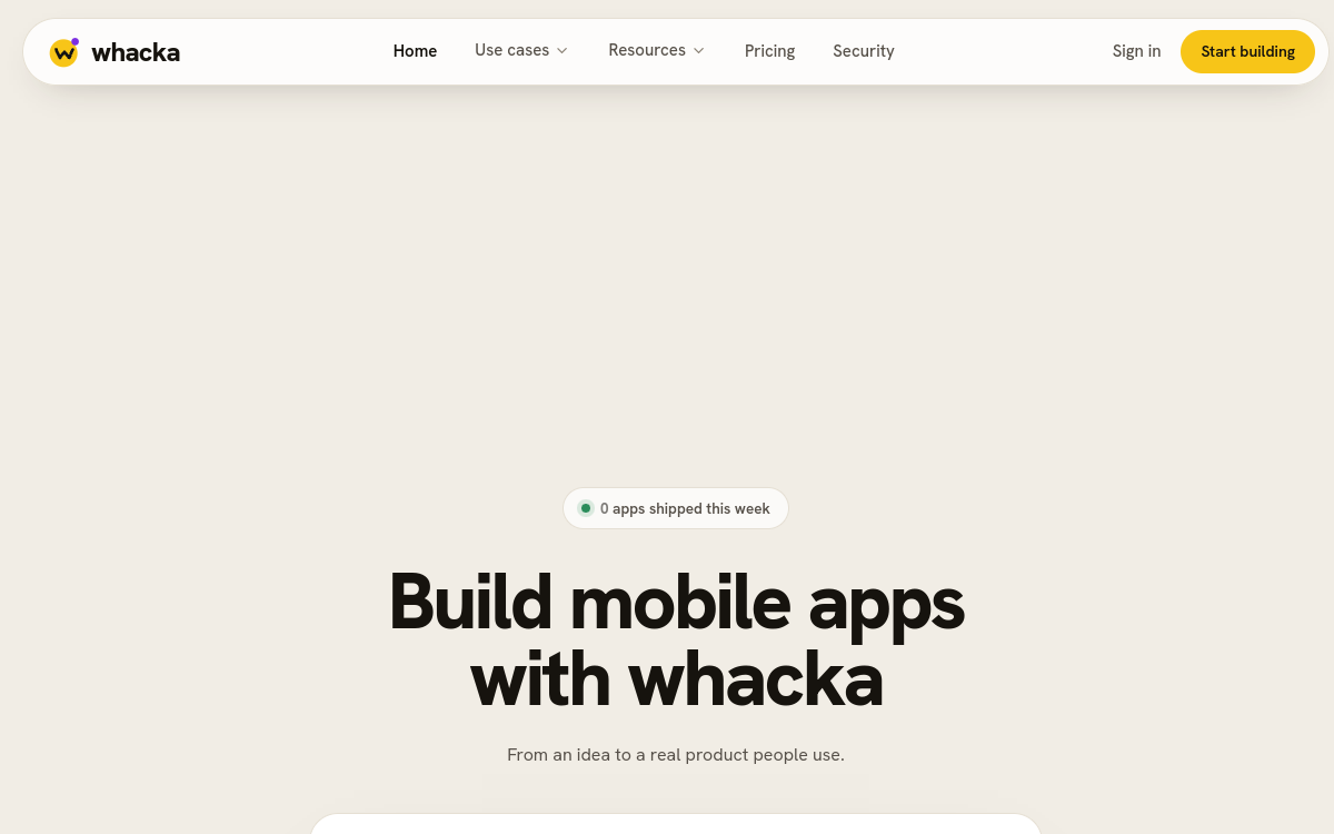 Screenshot of Whacka