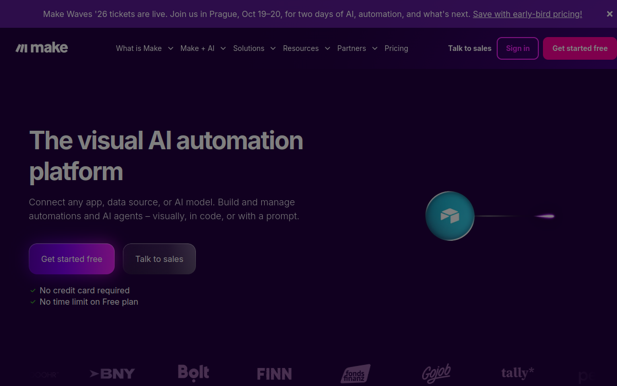 Screenshot of Make