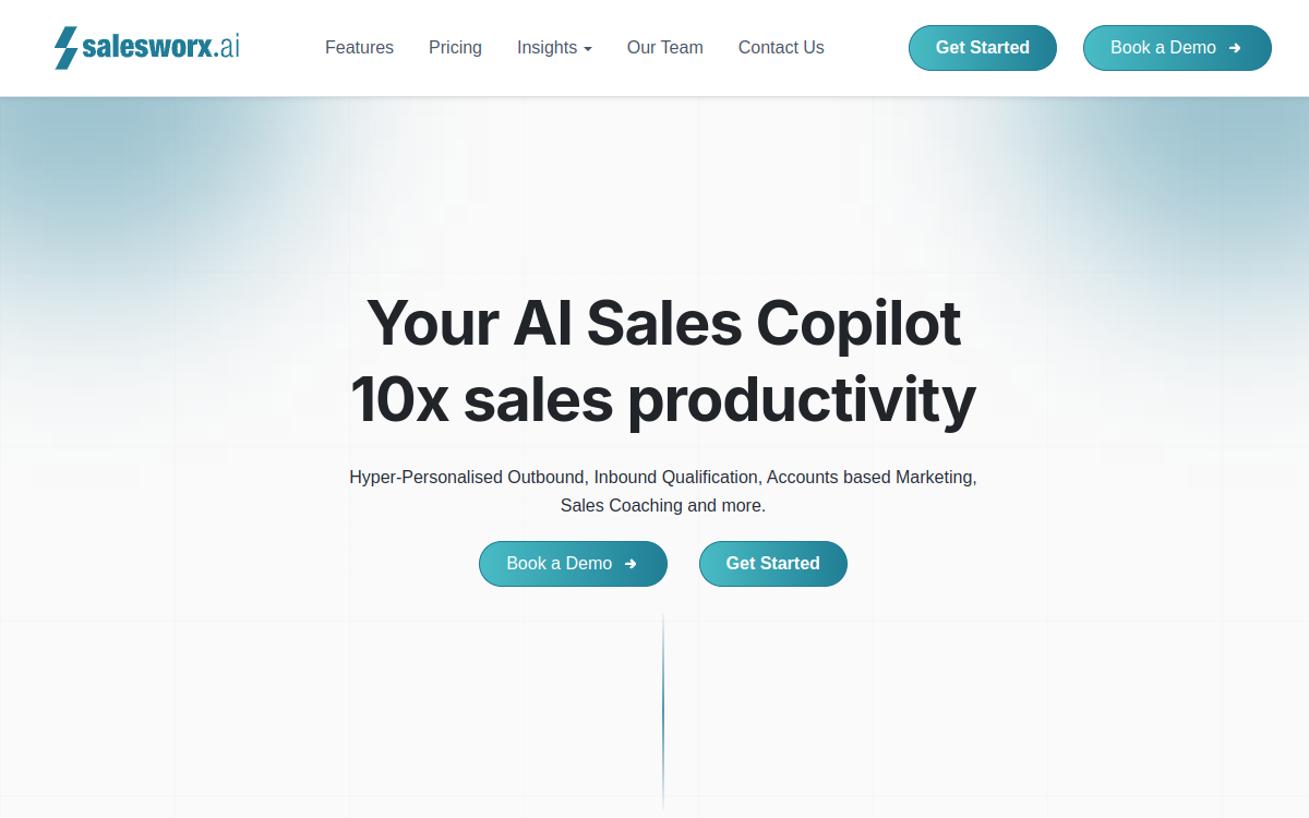 Screenshot of Salesworx