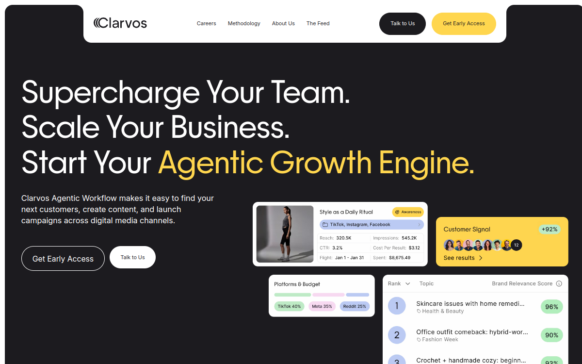 Screenshot of Clarvos