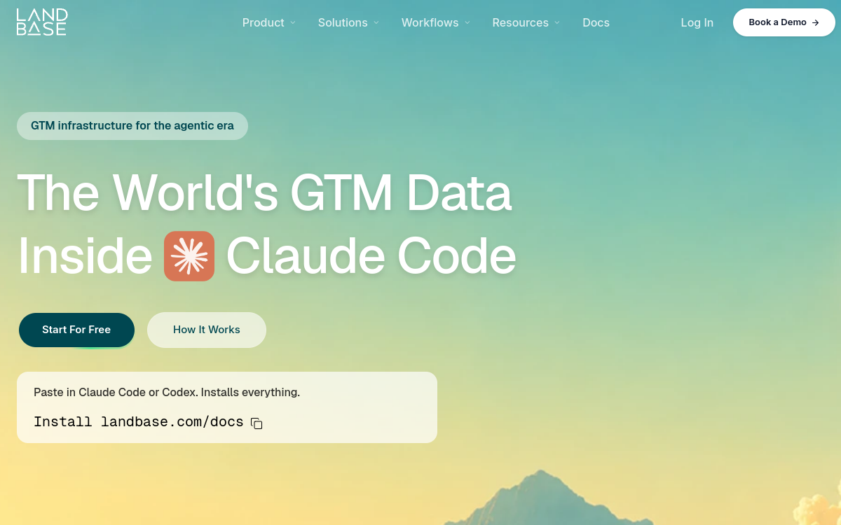 Screenshot of Landbase