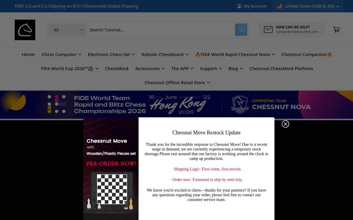 Screenshot of Chessnut