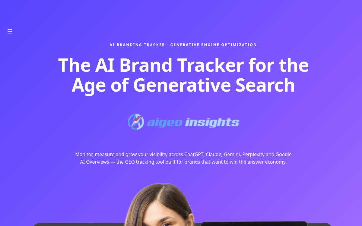 Screenshot of AI GEO Insights