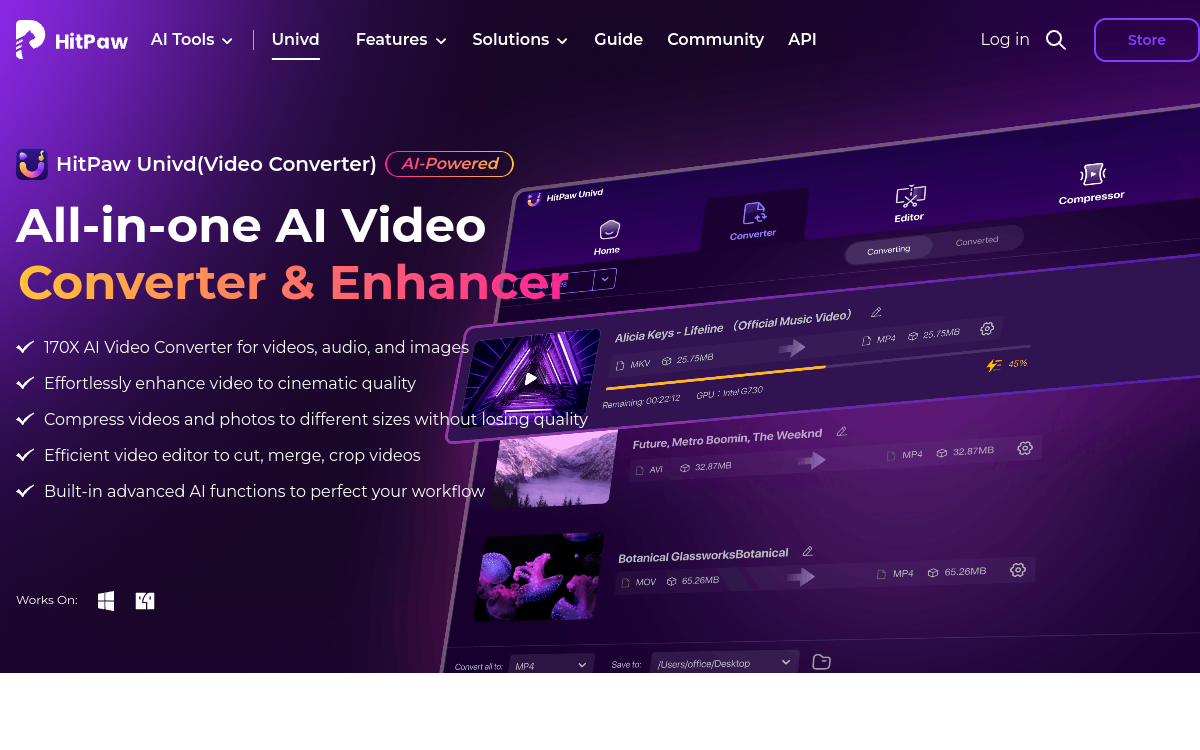 Screenshot of HitPaw Univd
