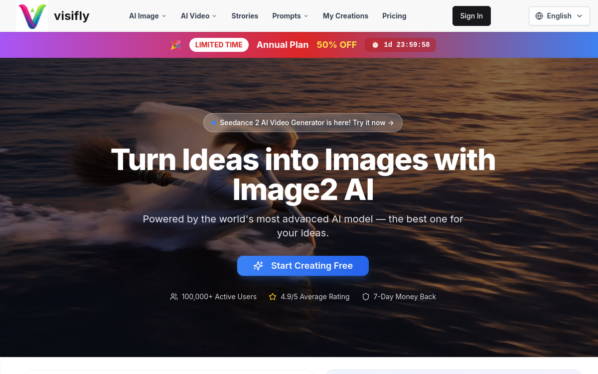Screenshot of Visifly