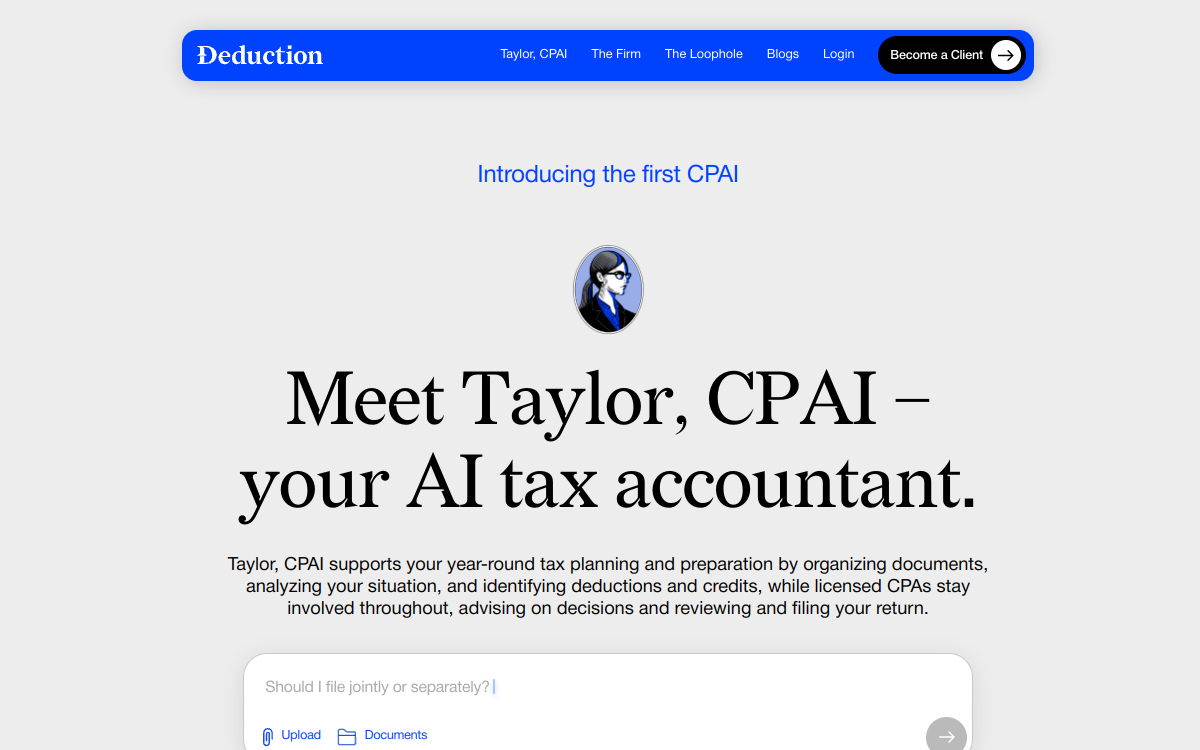 Screenshot of Taylor CPAI