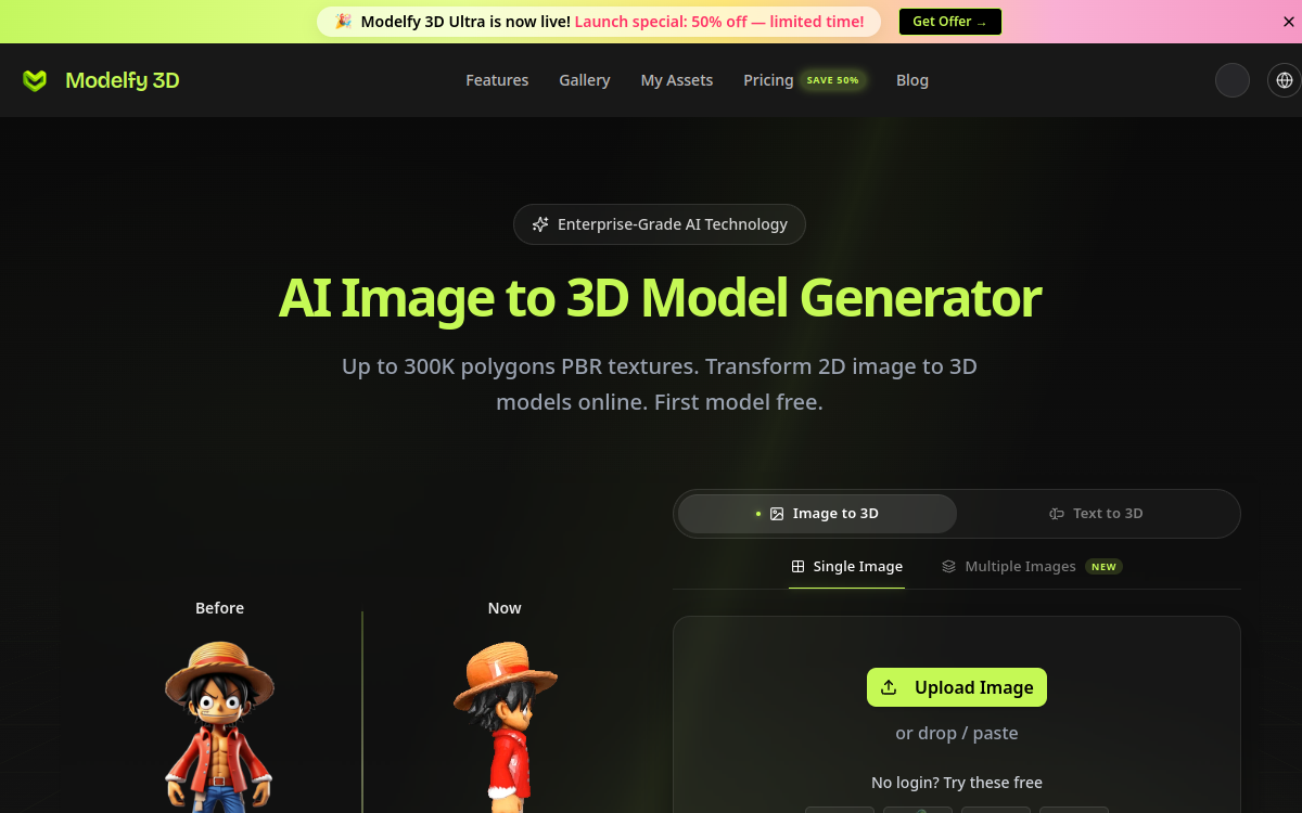 Screenshot of Modelfy 3D