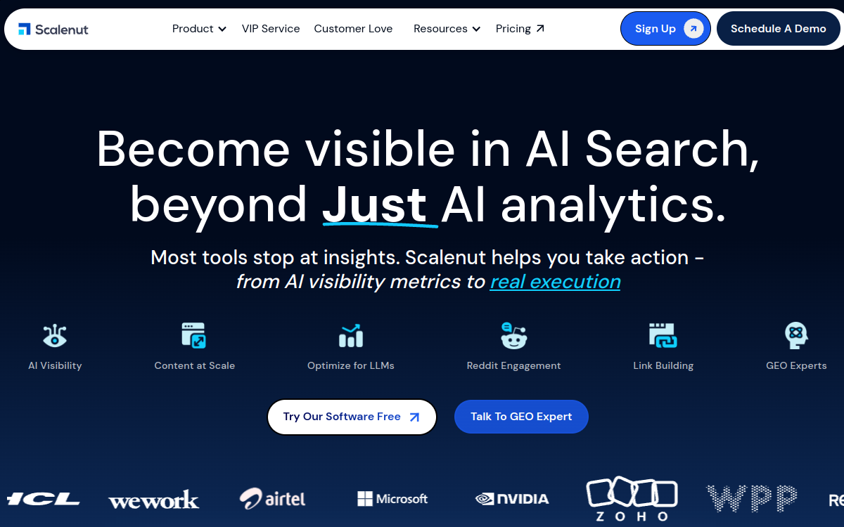 Screenshot of Scalenut