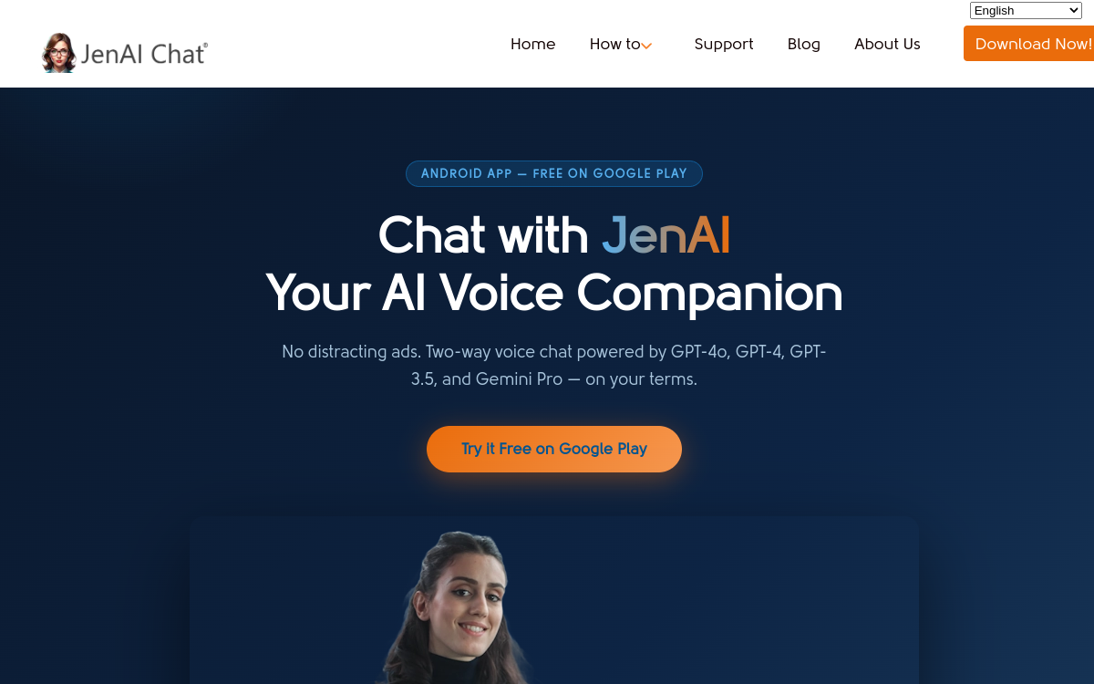 Screenshot of JenAI Chat