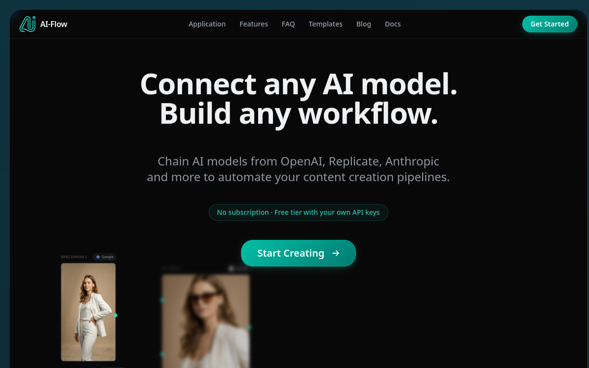 Screenshot of AI-Flow