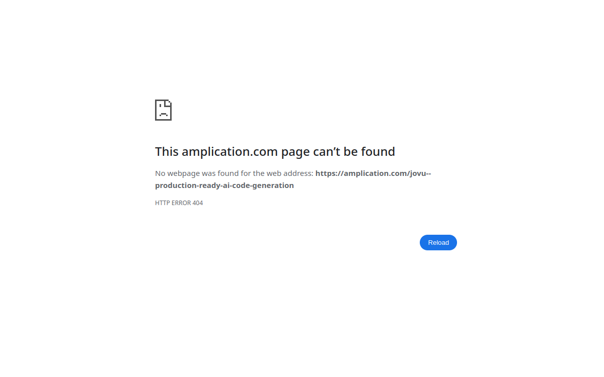 Screenshot of Amplication Jovu