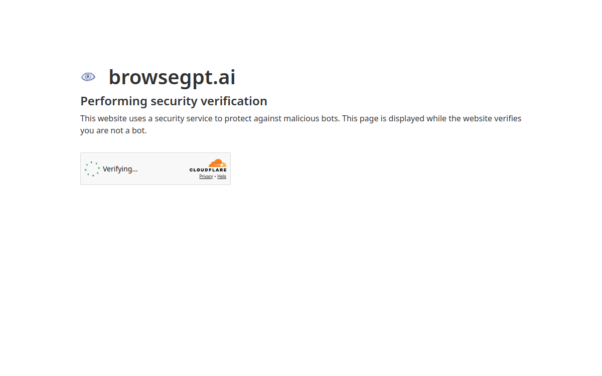 Screenshot of BrowseGPT