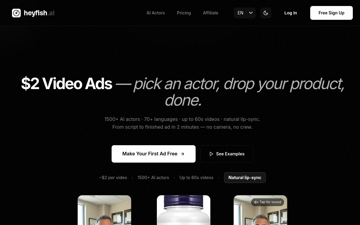 Screenshot of HeyFish