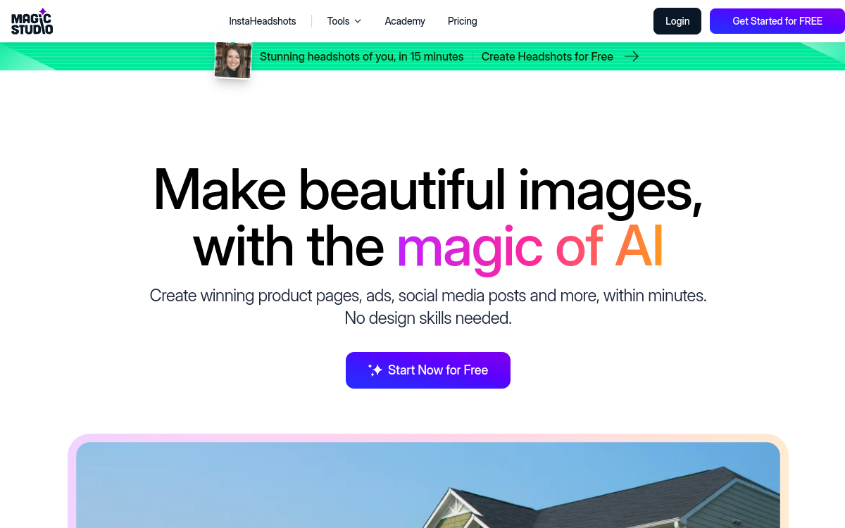 Screenshot of Magic Studio Canvas