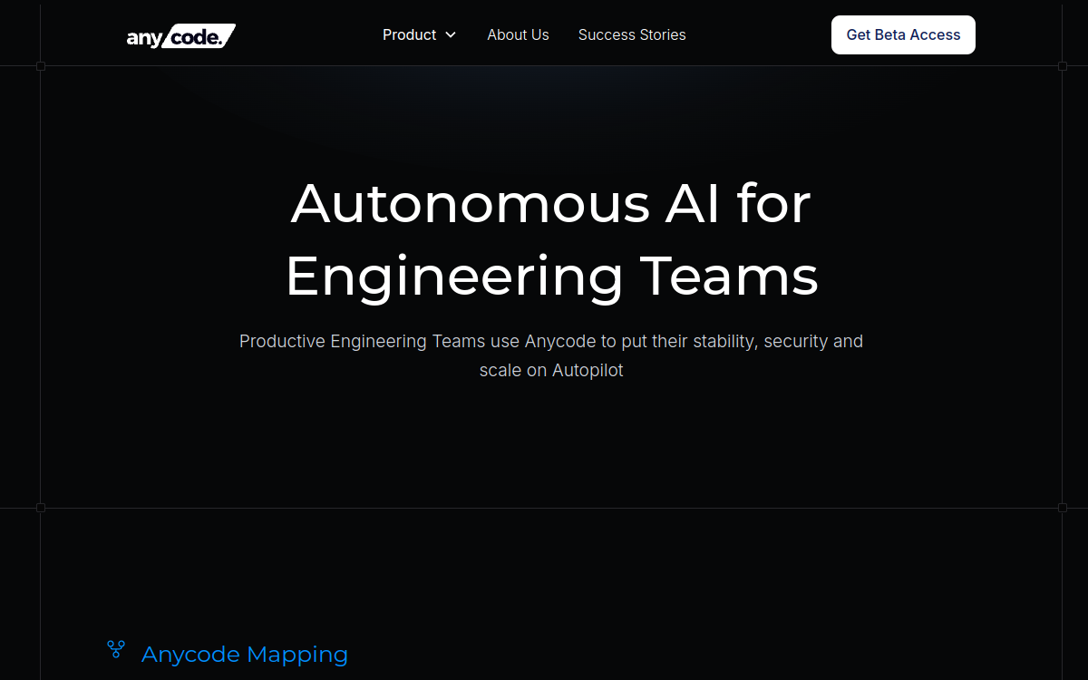 Screenshot of AnyCode AI