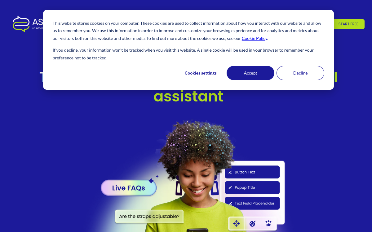 Screenshot of Asklo AI