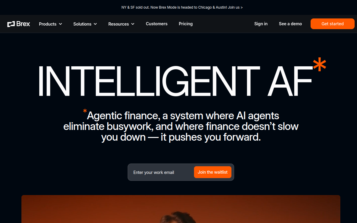Screenshot of Brex AI