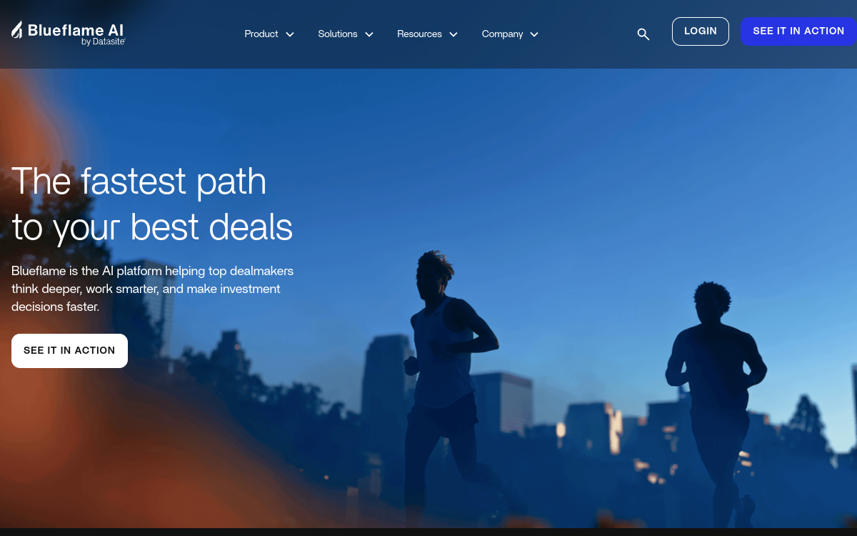 Screenshot of BlueFlame AI