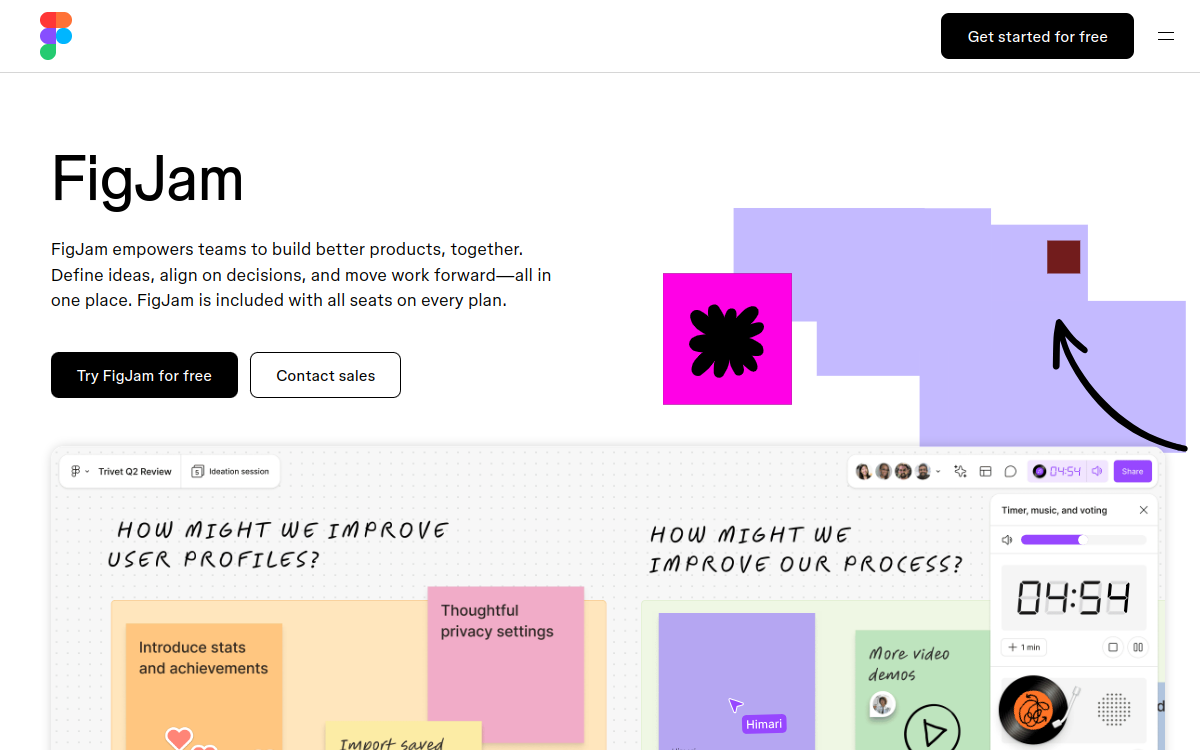 Screenshot of Figma FigJam AI