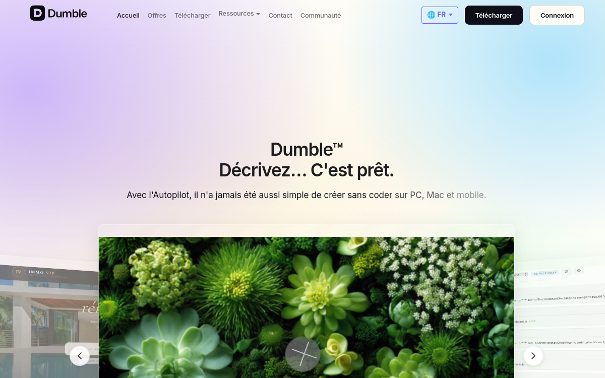 Screenshot of Dumble