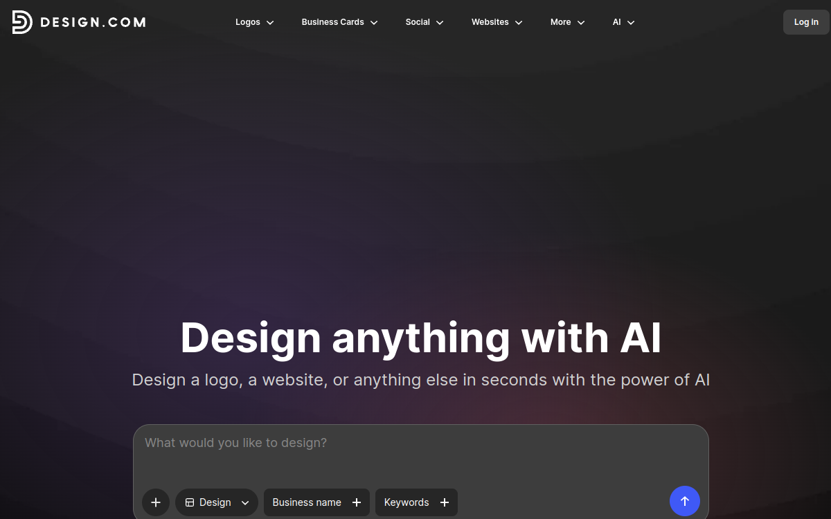 Screenshot of Design.com