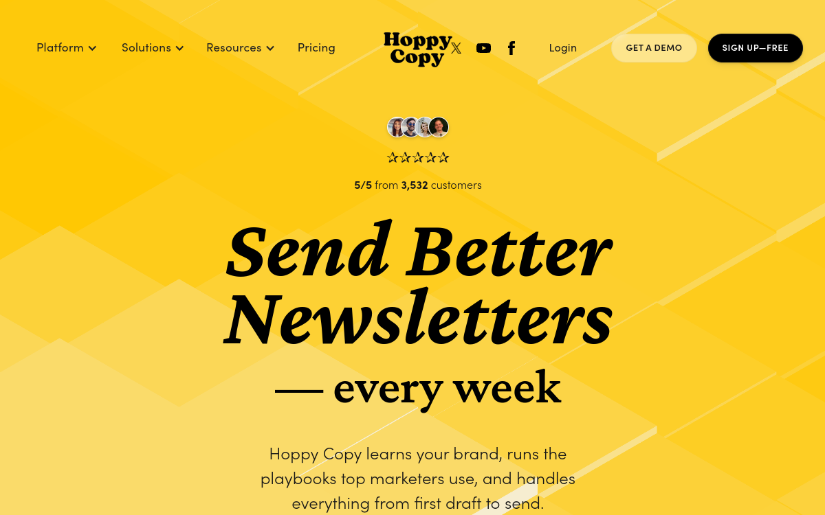 Screenshot of HoppyCopy